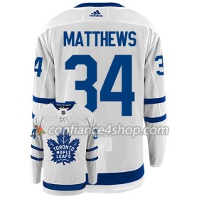 Adidas Maillot de Hockey Toronto Maple Leafs AUSTON MATTHEWS 34 Blanc Authentic - Homme
